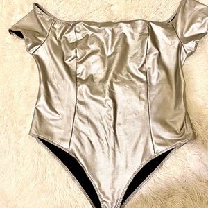 Forever 21 Plus Size Metallic One Piece Shirt